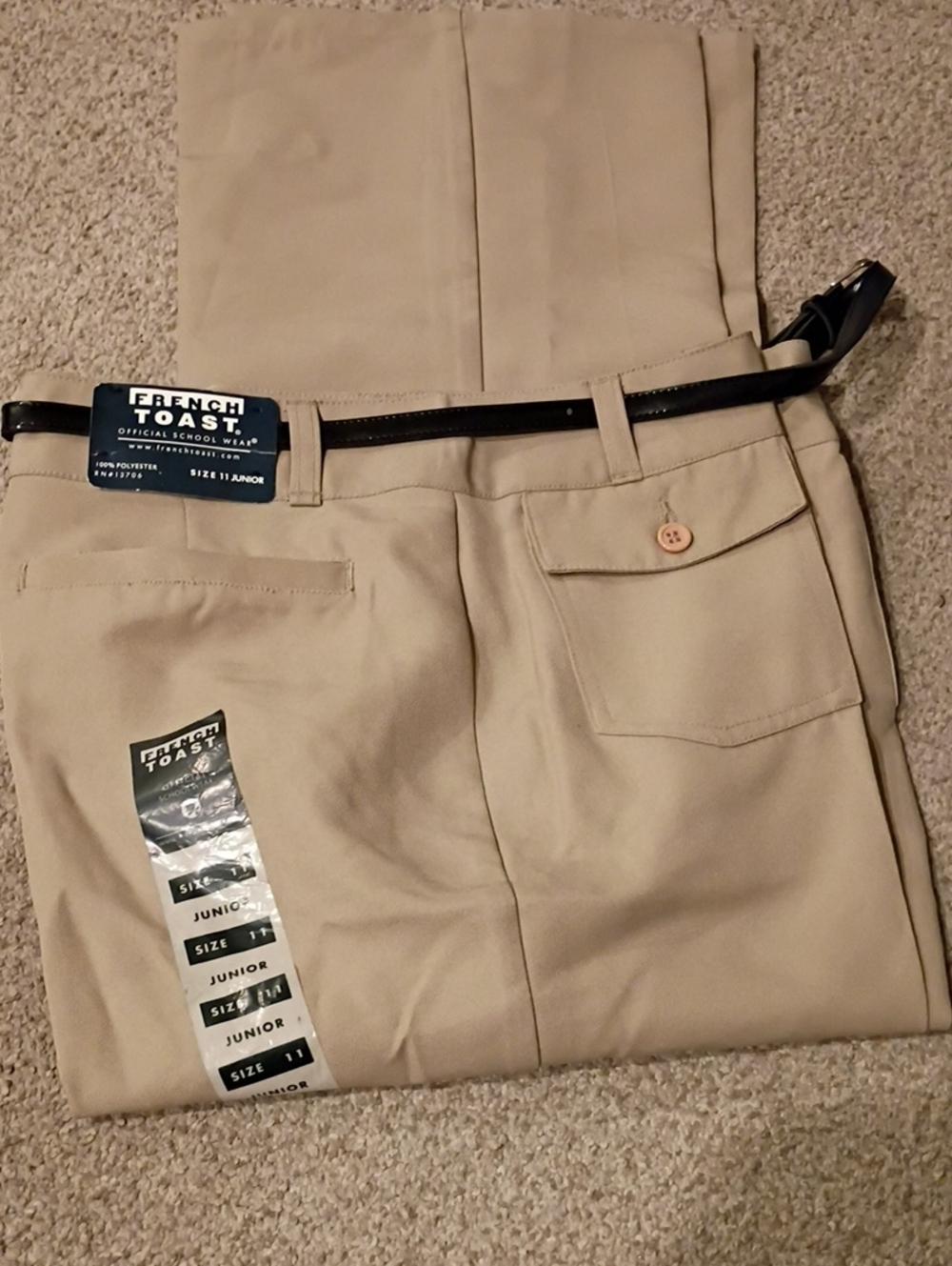 French Toast Tan Khaki School Chinos